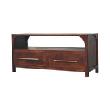 Arched Edge 2 Drawer Media Unit - Artisan Furniture - Flyclothing LLC