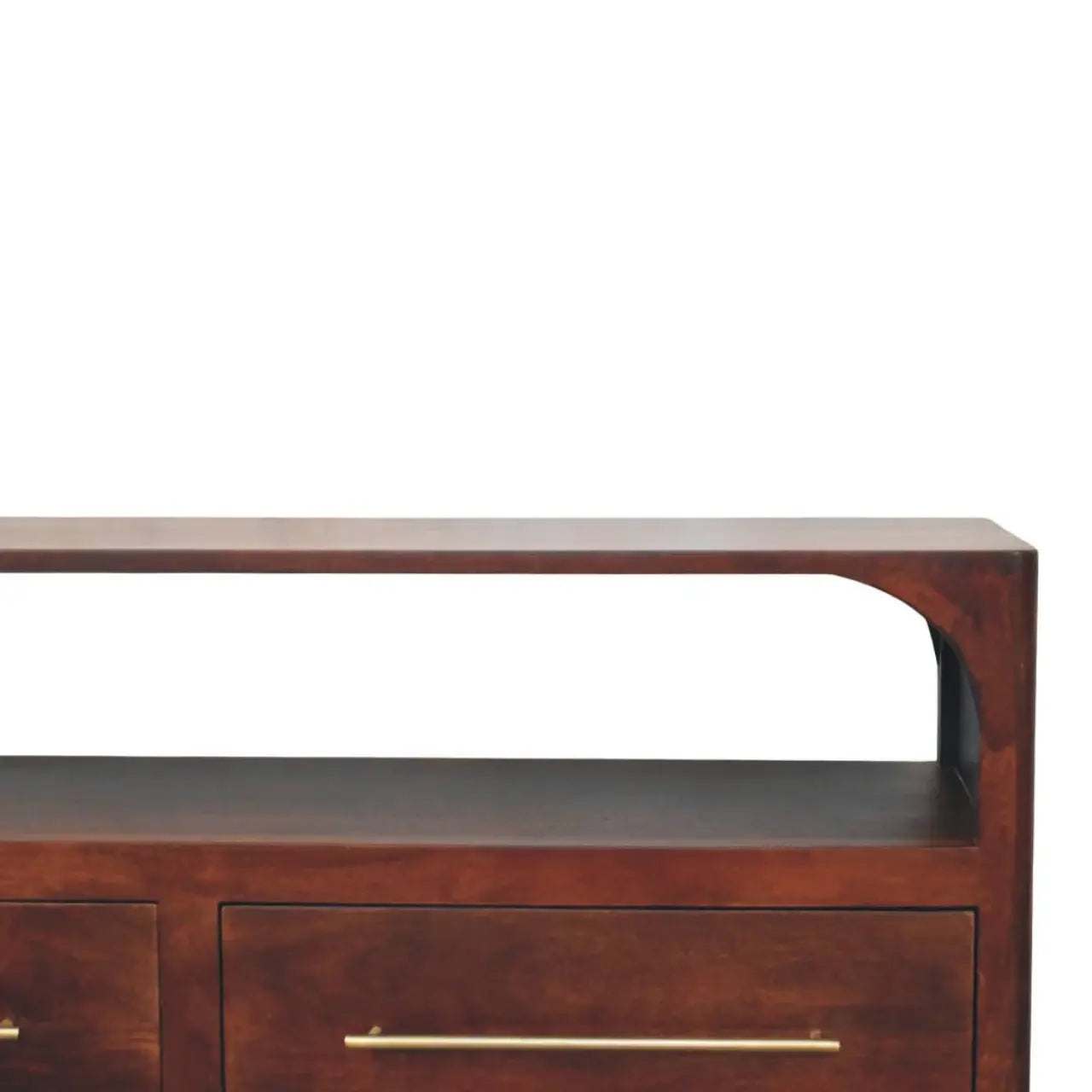 Arched Edge 2 Drawer Media Unit - Artisan Furniture - Flyclothing LLC