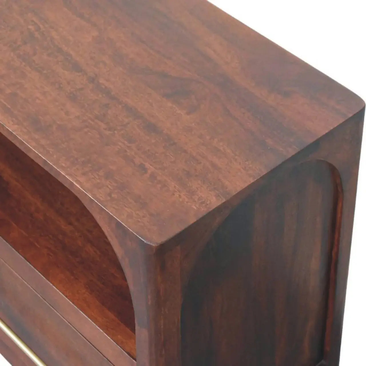 Arched Edge 2 Drawer Media Unit - Artisan Furniture - Flyclothing LLC