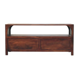 Arched Edge 2 Drawer Media Unit - Artisan Furniture - Flyclothing LLC
