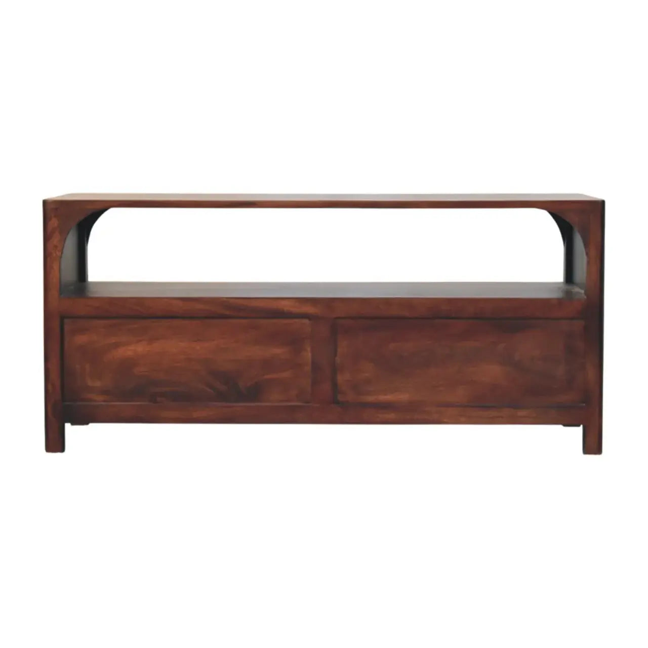 Arched Edge 2 Drawer Media Unit - Artisan Furniture - Flyclothing LLC