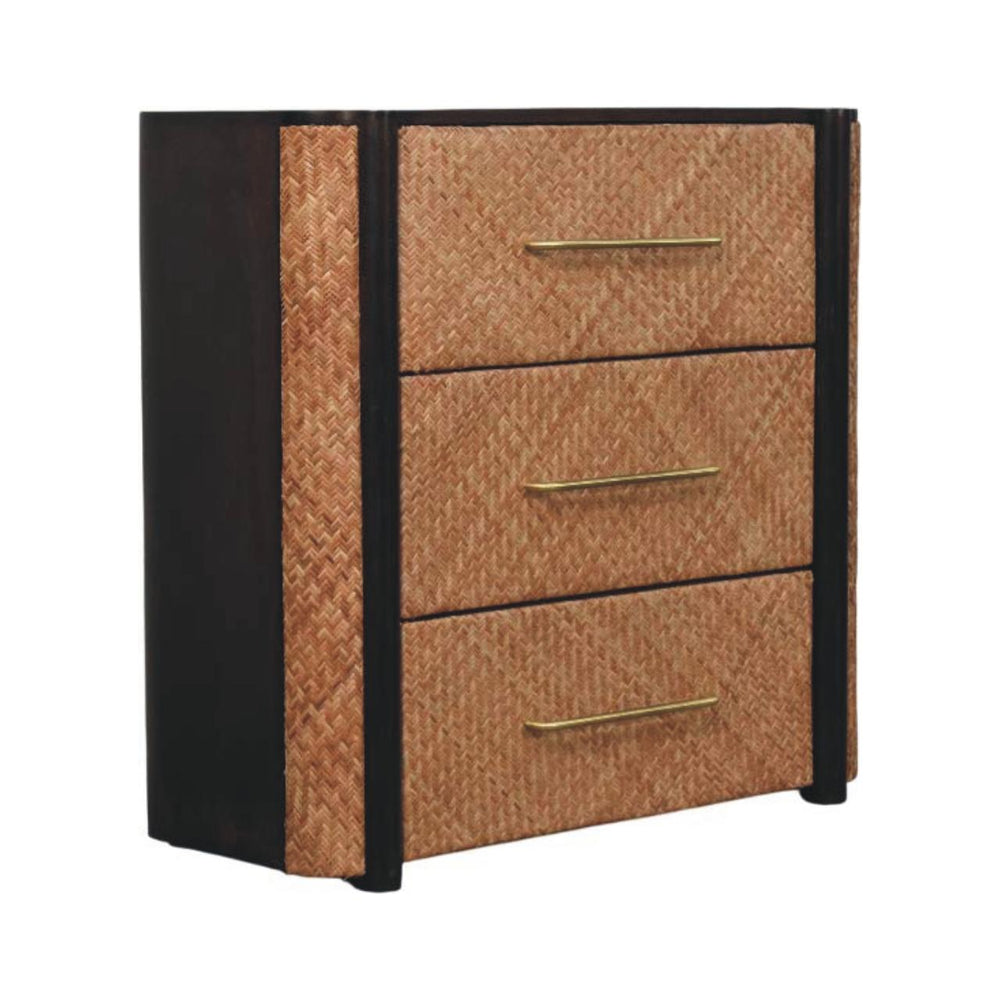 Havana Weave 3 Drawer Chest
