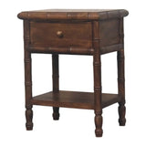 Bamboo Carved Bedside Table - Artisan Furniture - Flyclothing LLC