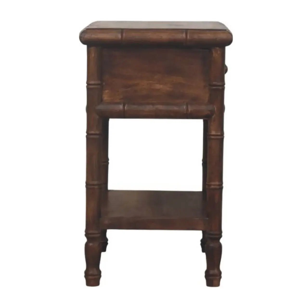 Bamboo Carved Bedside Table - Artisan Furniture - Flyclothing LLC