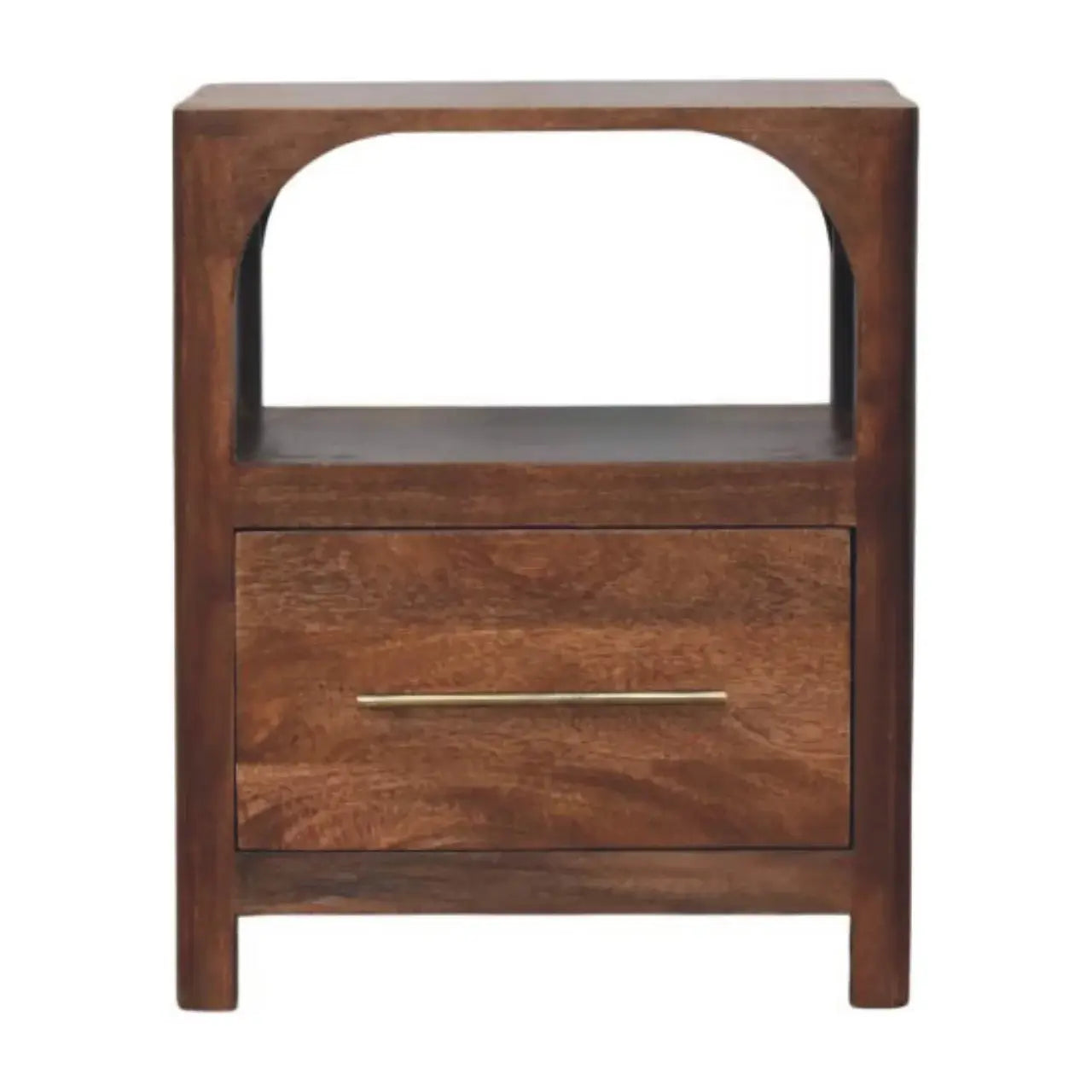 Arc-Line Bedside Table - Artisan Furniture - Flyclothing LLC