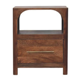 Arc-Line Bedside Table - Artisan Furniture - Flyclothing LLC