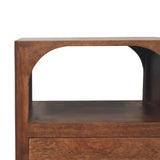 Arc-Line Bedside Table - Artisan Furniture - Flyclothing LLC