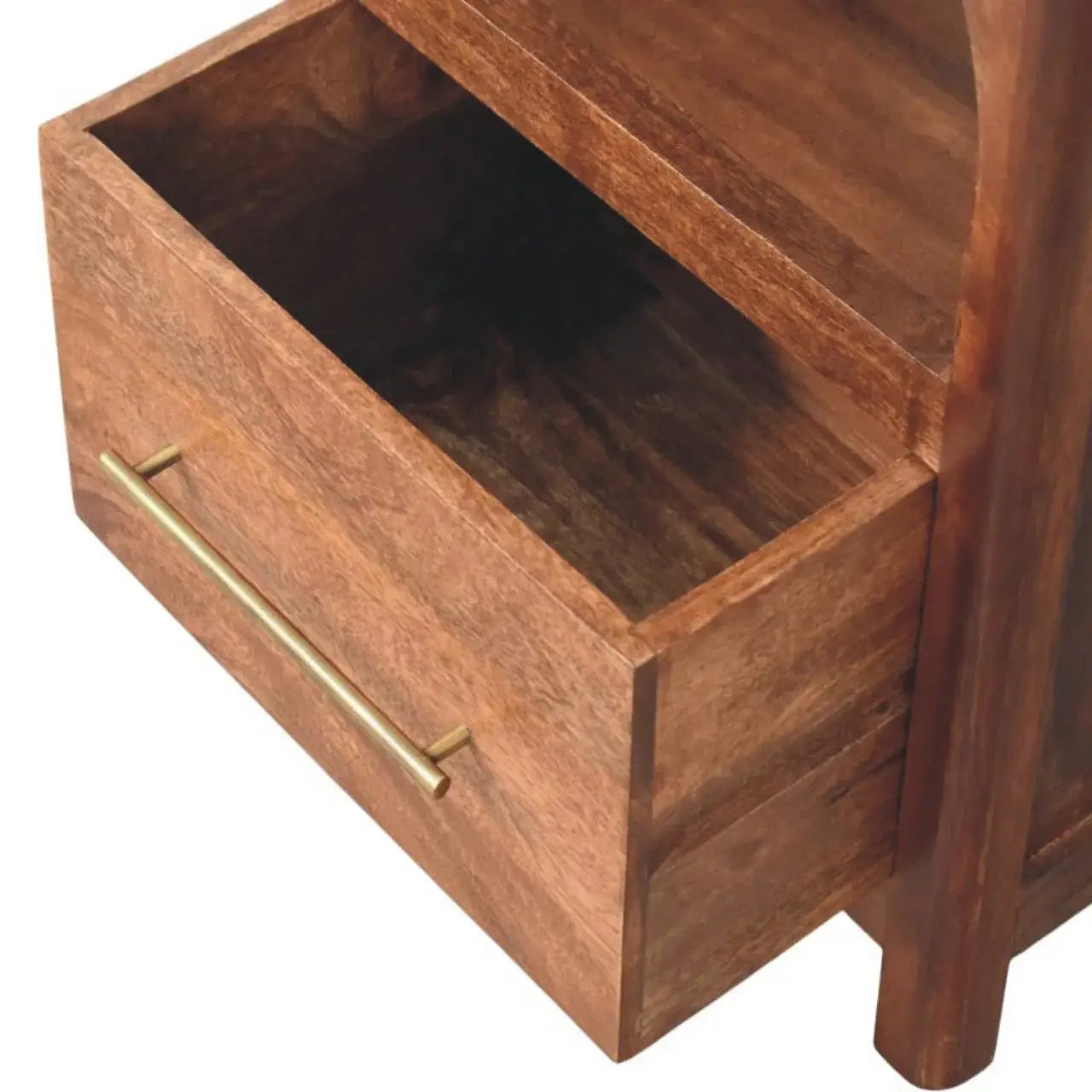 Arc-Line Bedside Table - Artisan Furniture - Flyclothing LLC