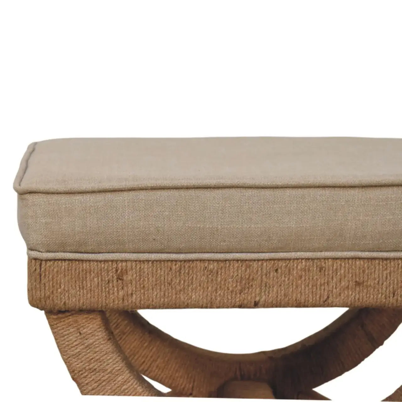 Rattan Arch Bench - Artisan Furniture - Flyclothing LLC