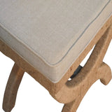 Rattan Arch Bench - Artisan Furniture - Flyclothing LLC