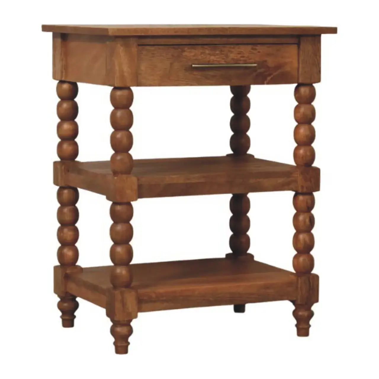 Barley Twist Side Table - Artisan Furniture - Flyclothing LLC