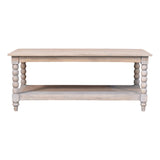 Ellsworth Spindle Coffee Table in Acid Wash