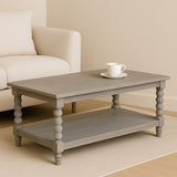 Ellsworth Spindle Coffee Table in Acid Wash