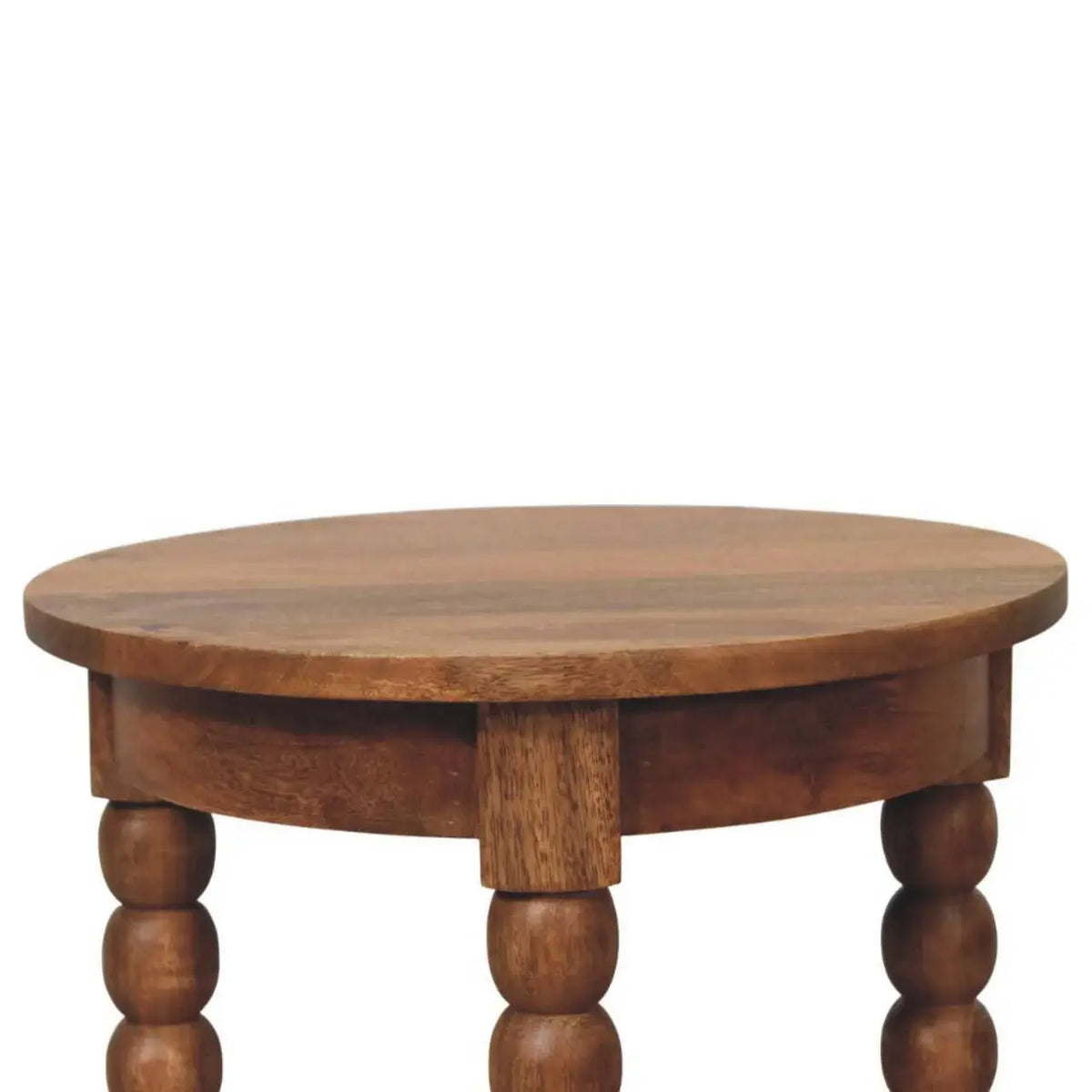Barley Twist Round Side Table - Artisan Furniture - Flyclothing LLC