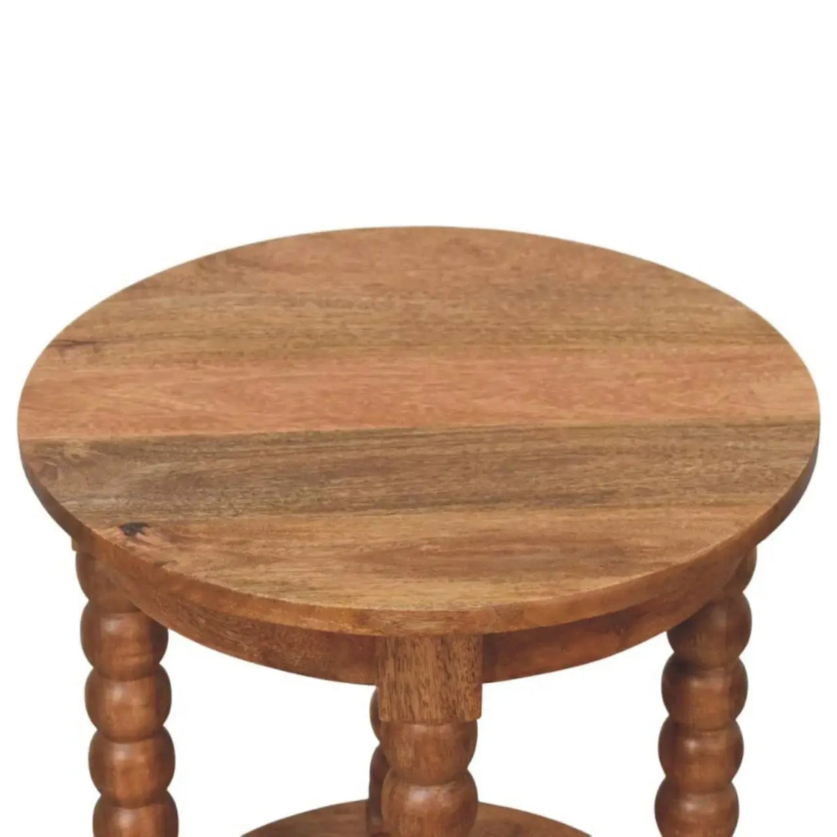 Barley Twist Round Side Table - Artisan Furniture - Flyclothing LLC