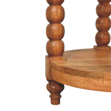 Barley Twist Round Side Table - Artisan Furniture - Flyclothing LLC