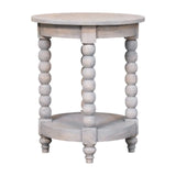 Ellsworth Round Side Table in Acid Wash - Artisan Furniture - Flyclothing LLC