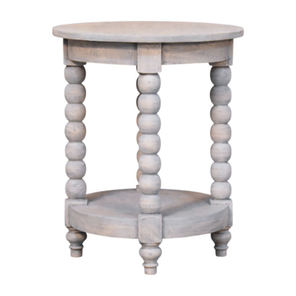 Ellsworth Round Side Table in Acid Wash