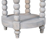 Ellsworth Round Side Table in Acid Wash - Artisan Furniture - Flyclothing LLC