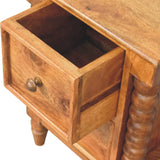 Barley Twist 2-Drawer Bedside - Artisan Furniture - Flyclothing LLC