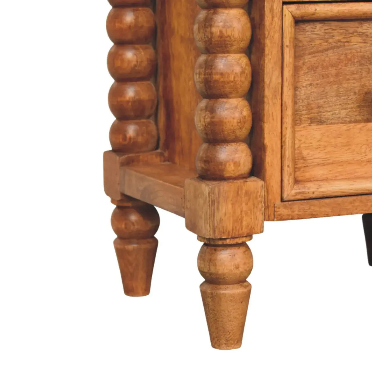 Barley Twist 2-Drawer Bedside - Artisan Furniture - Flyclothing LLC