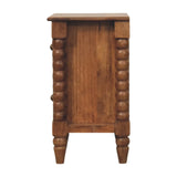Barley Twist 2-Drawer Bedside - Artisan Furniture - Flyclothing LLC
