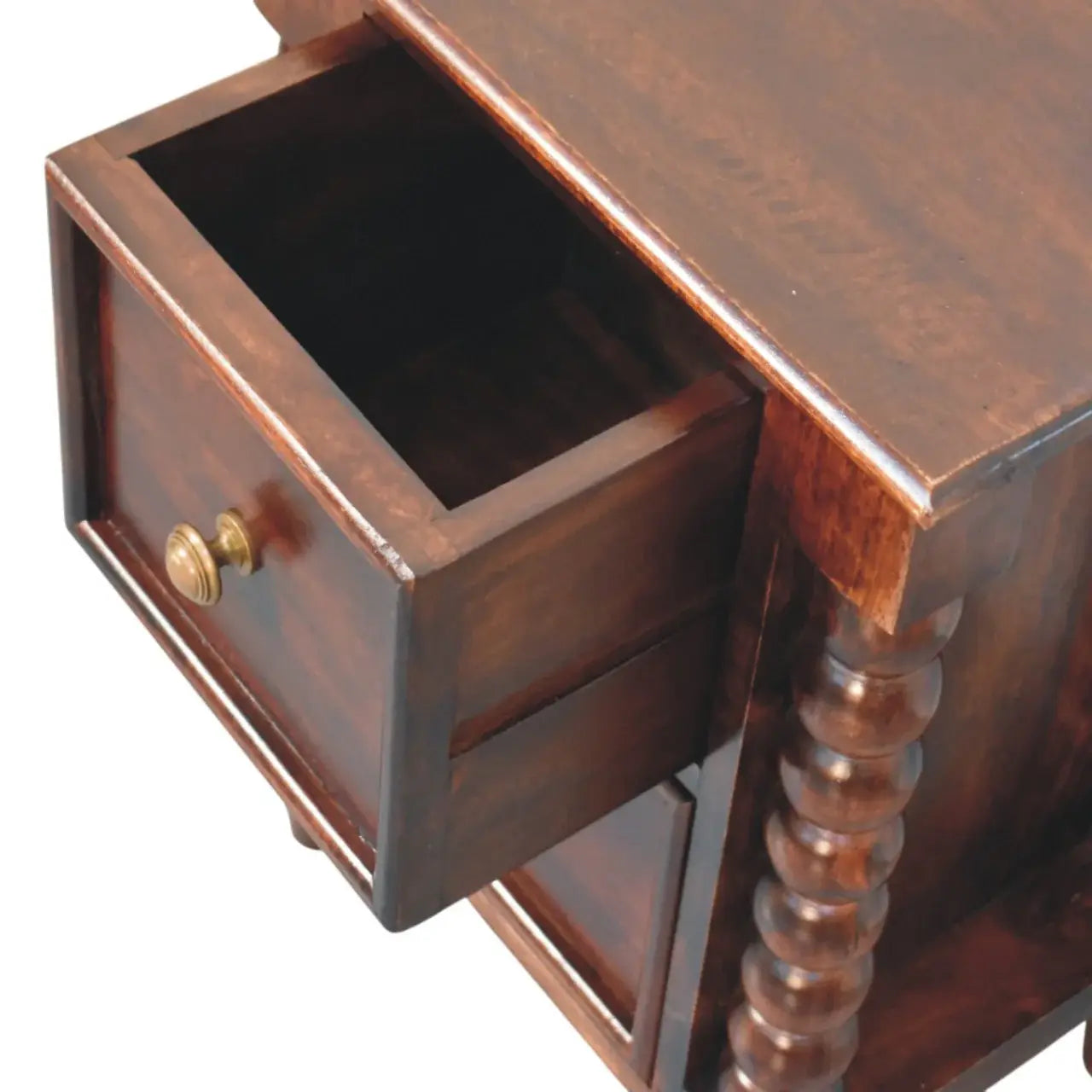 Bexley Spindle Bedside - Artisan Furniture - Flyclothing LLC