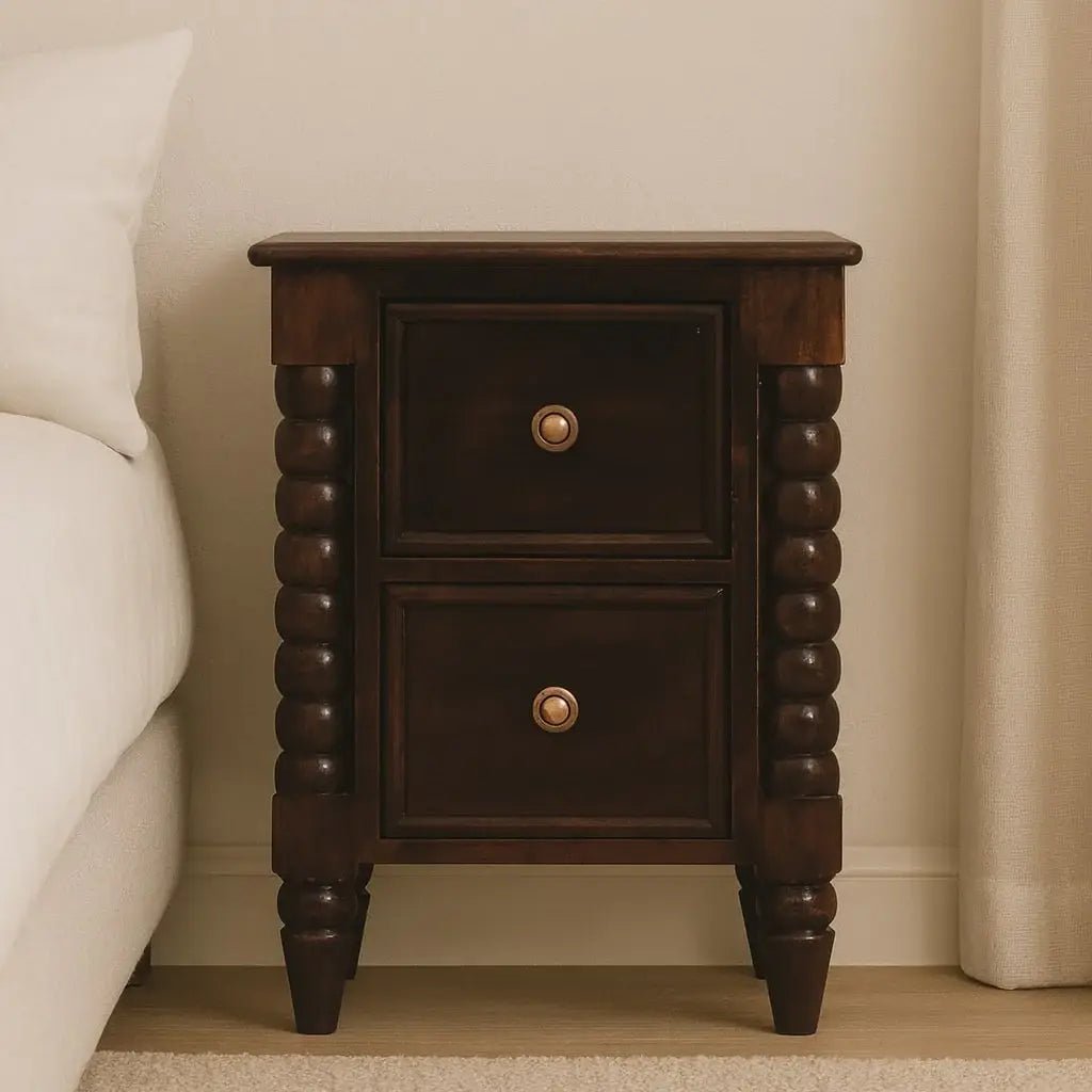 Bexley Spindle Bedside - Artisan Furniture - Flyclothing LLC