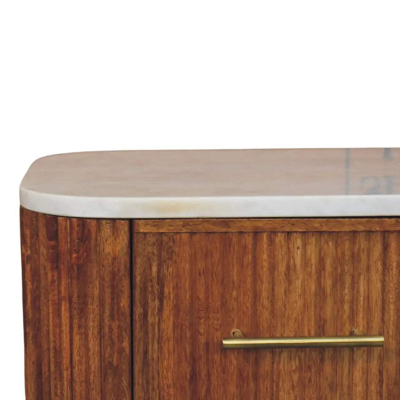 Aurora Marble Bedside - Artisan Furniture - Flyclothing LLC