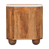 Aurora Marble Bedside - Artisan Furniture - Flyclothing LLC