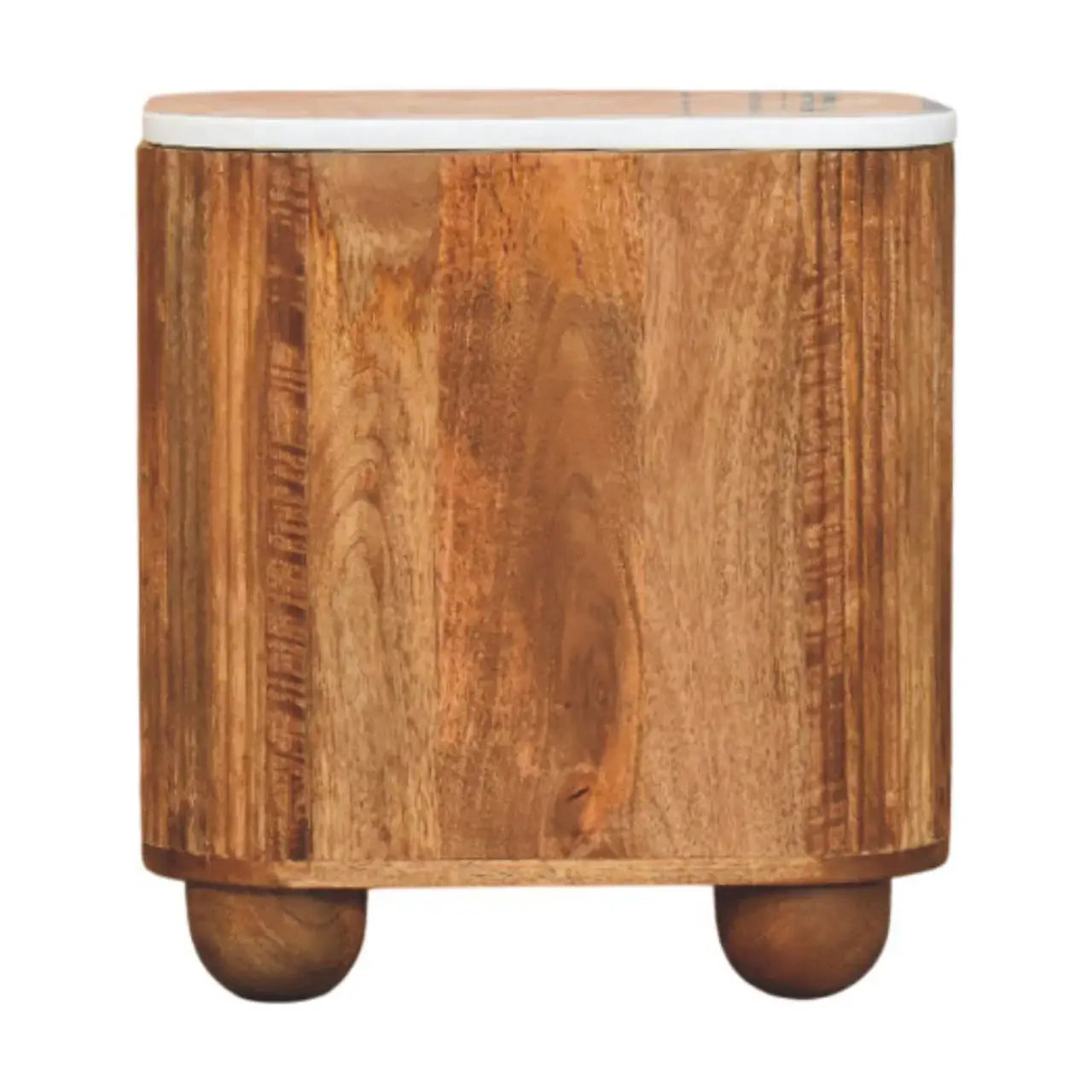 Aurora Marble Bedside - Artisan Furniture - Flyclothing LLC