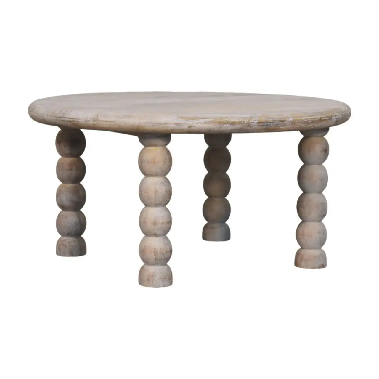 Spindle Salted Oak Coffee Table - Artisan Furniture - Flyclothing LLC