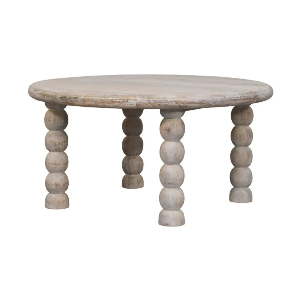 Spindle Salted Oak Coffee Table - Artisan Furniture - Flyclothing LLC