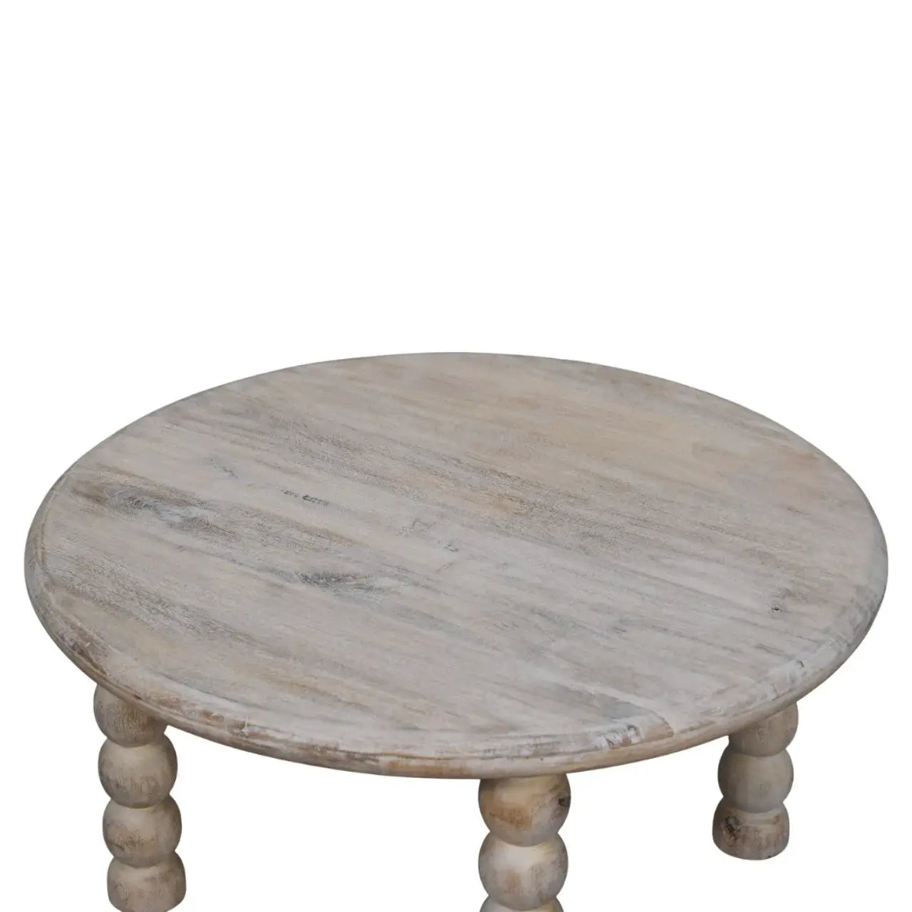 Spindle Salted Oak Coffee Table - Artisan Furniture - Flyclothing LLC