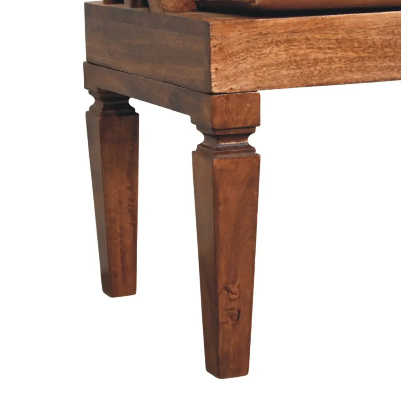Bordeaux Leather Bench - Artisan Furniture - Flyclothing LLC