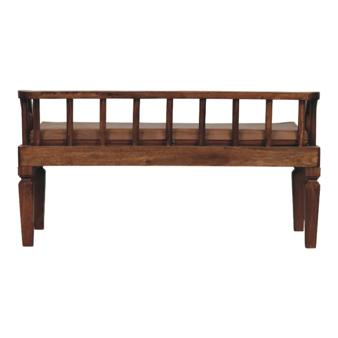 Bordeaux Leather Bench - Artisan Furniture - Flyclothing LLC