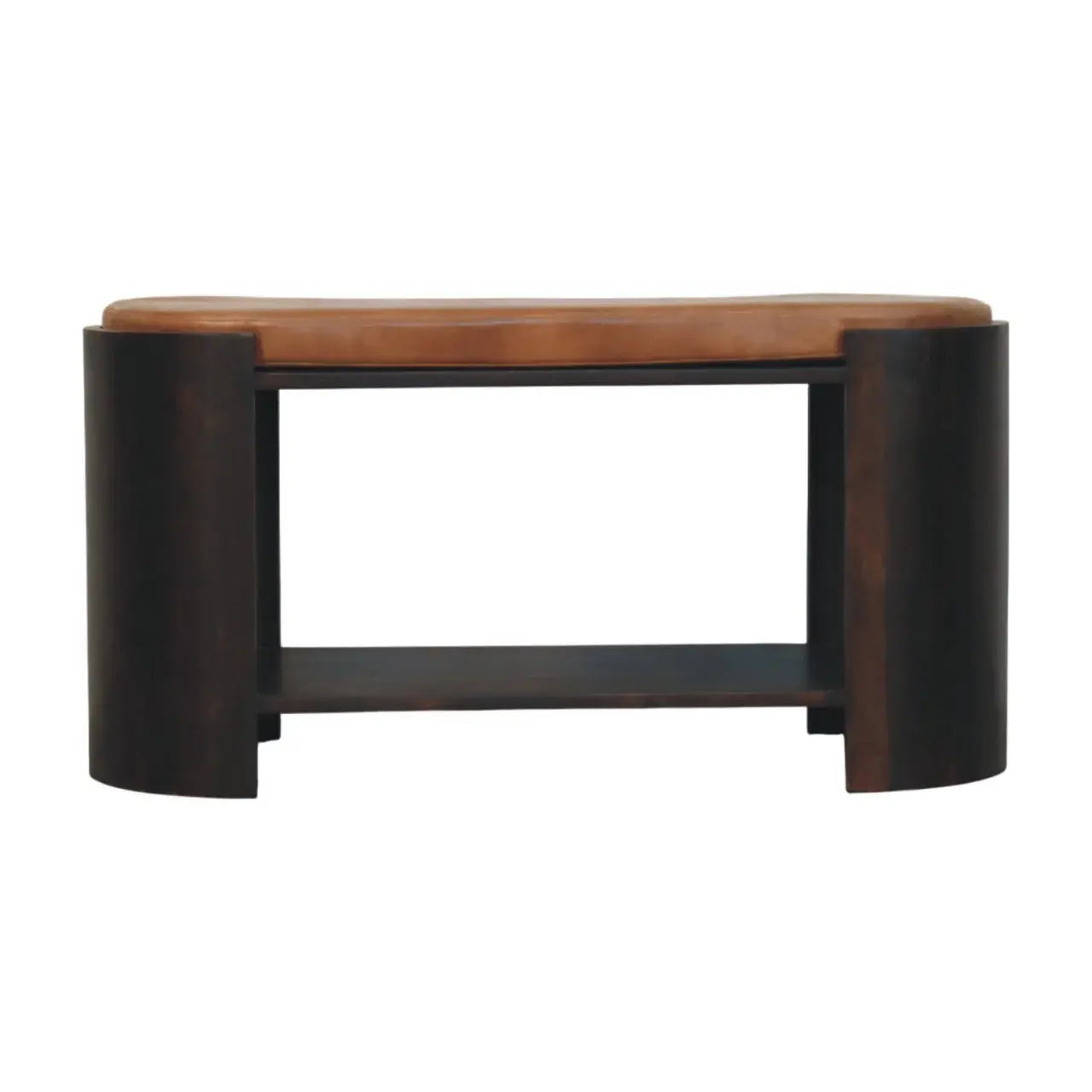 Valencia Leather Shoe Bench - Artisan Furniture - Flyclothing LLC