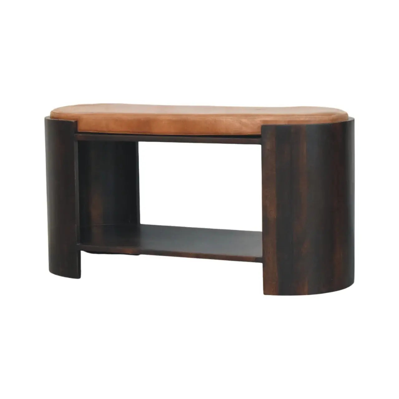 Valencia Leather Shoe Bench - Artisan Furniture - Flyclothing LLC