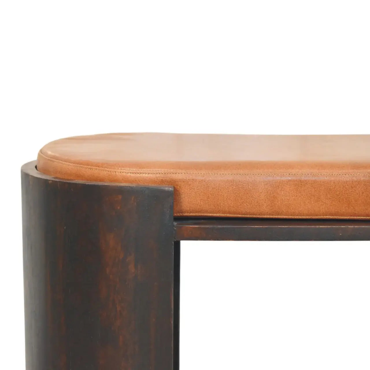 Valencia Leather Shoe Bench - Artisan Furniture - Flyclothing LLC