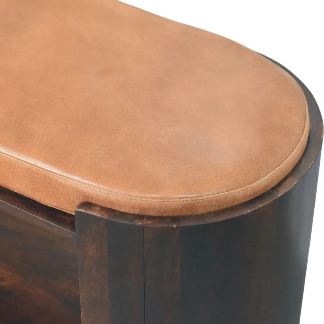 Valencia Leather Shoe Bench - Artisan Furniture - Flyclothing LLC