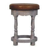 Rustic Charm Stool - Artisan Furniture - Flyclothing LLC