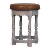 Rustic Charm Stool - Artisan Furniture - Flyclothing LLC