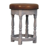 Rustic Charm Stool - Artisan Furniture - Flyclothing LLC