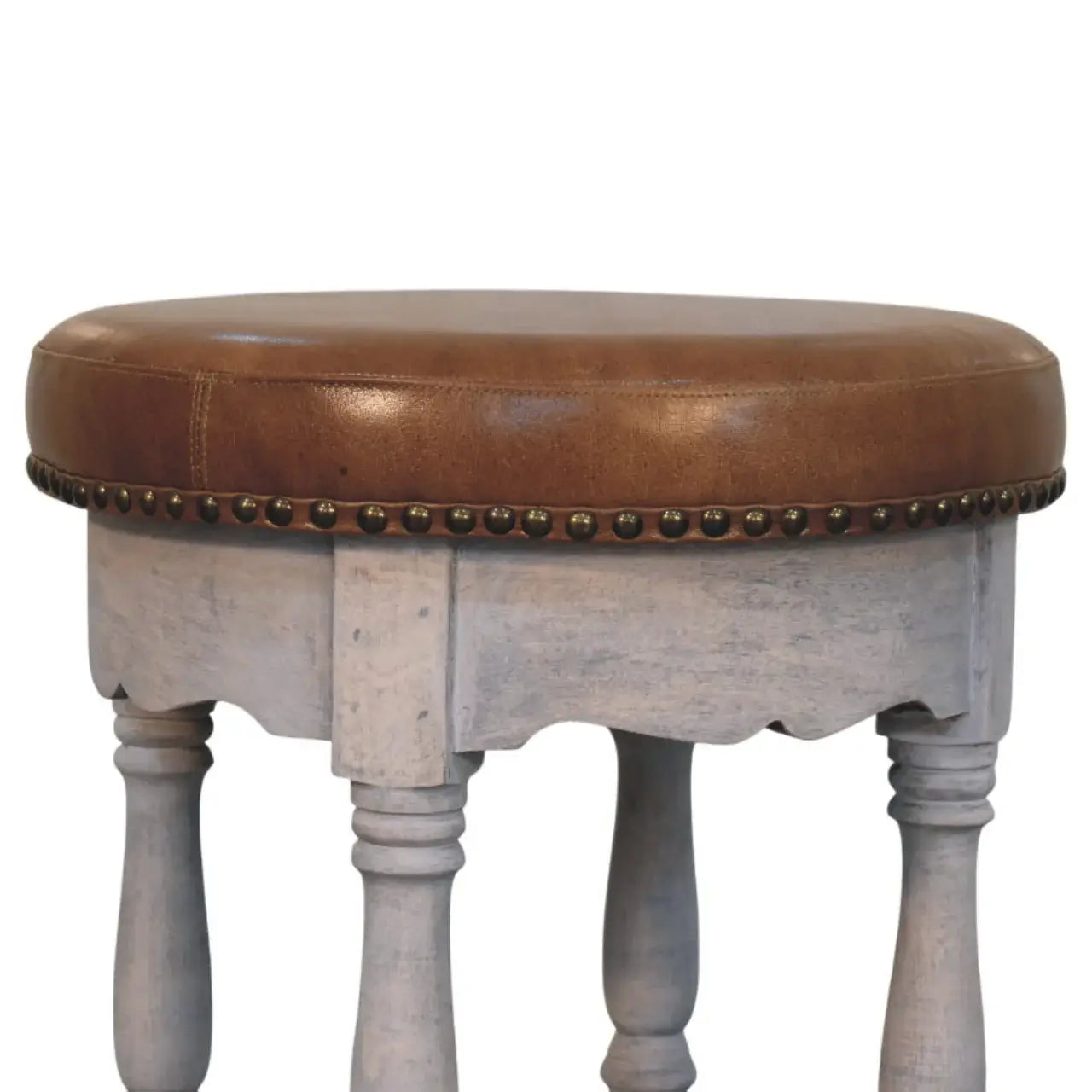 Rustic Charm Stool - Artisan Furniture - Flyclothing LLC