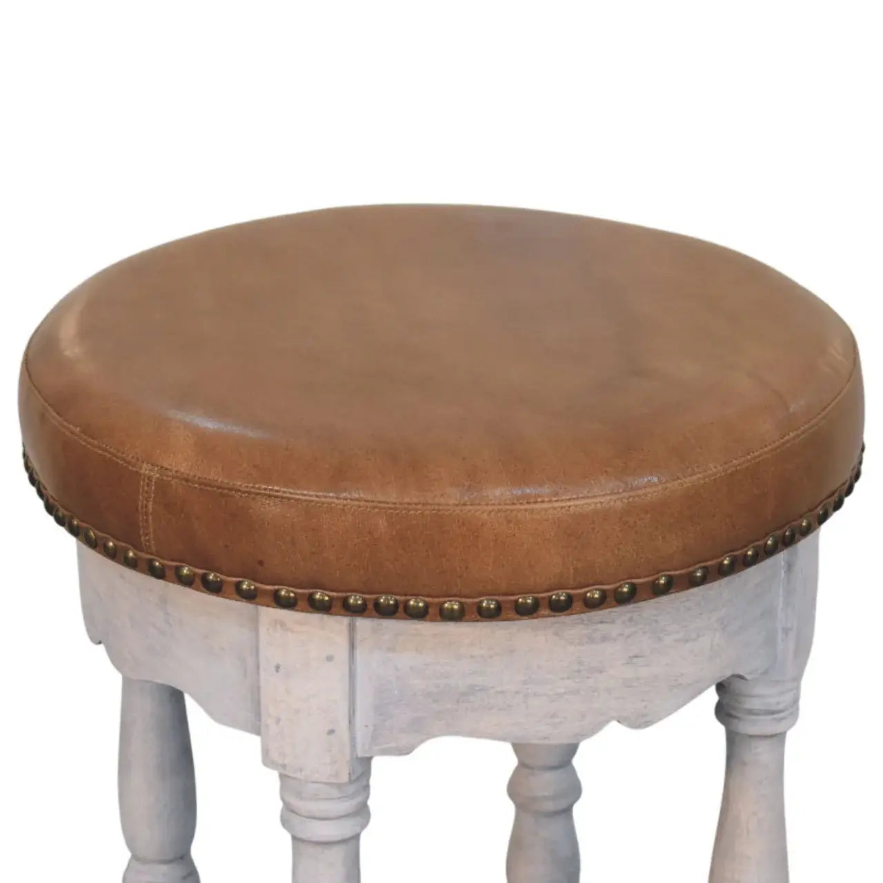 Rustic Charm Stool - Artisan Furniture - Flyclothing LLC