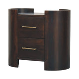 Valencia Two-Drawer Bedside Table - Artisan Furniture - Flyclothing LLC