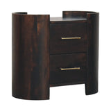 Valencia Two-Drawer Bedside Table - Artisan Furniture - Flyclothing LLC