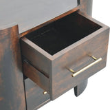 Valencia Two-Drawer Bedside Table - Artisan Furniture - Flyclothing LLC
