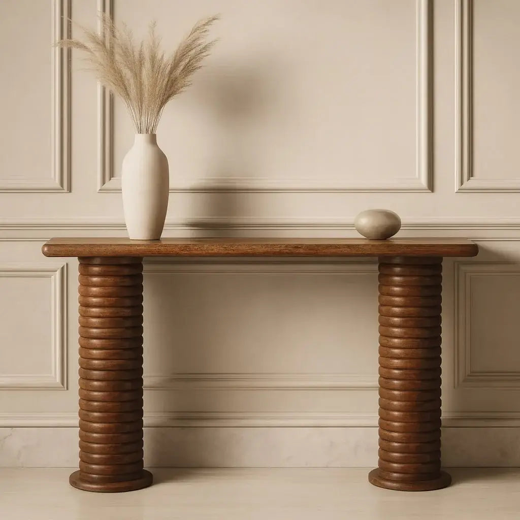 Sculpted Leg Console - Artisan Furniture - Flyclothing LLC