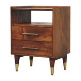 Valenza Open Frame Bedside - Artisan Furniture - Flyclothing LLC